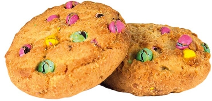 Печенье сдобное с цветным драже вес фото 1